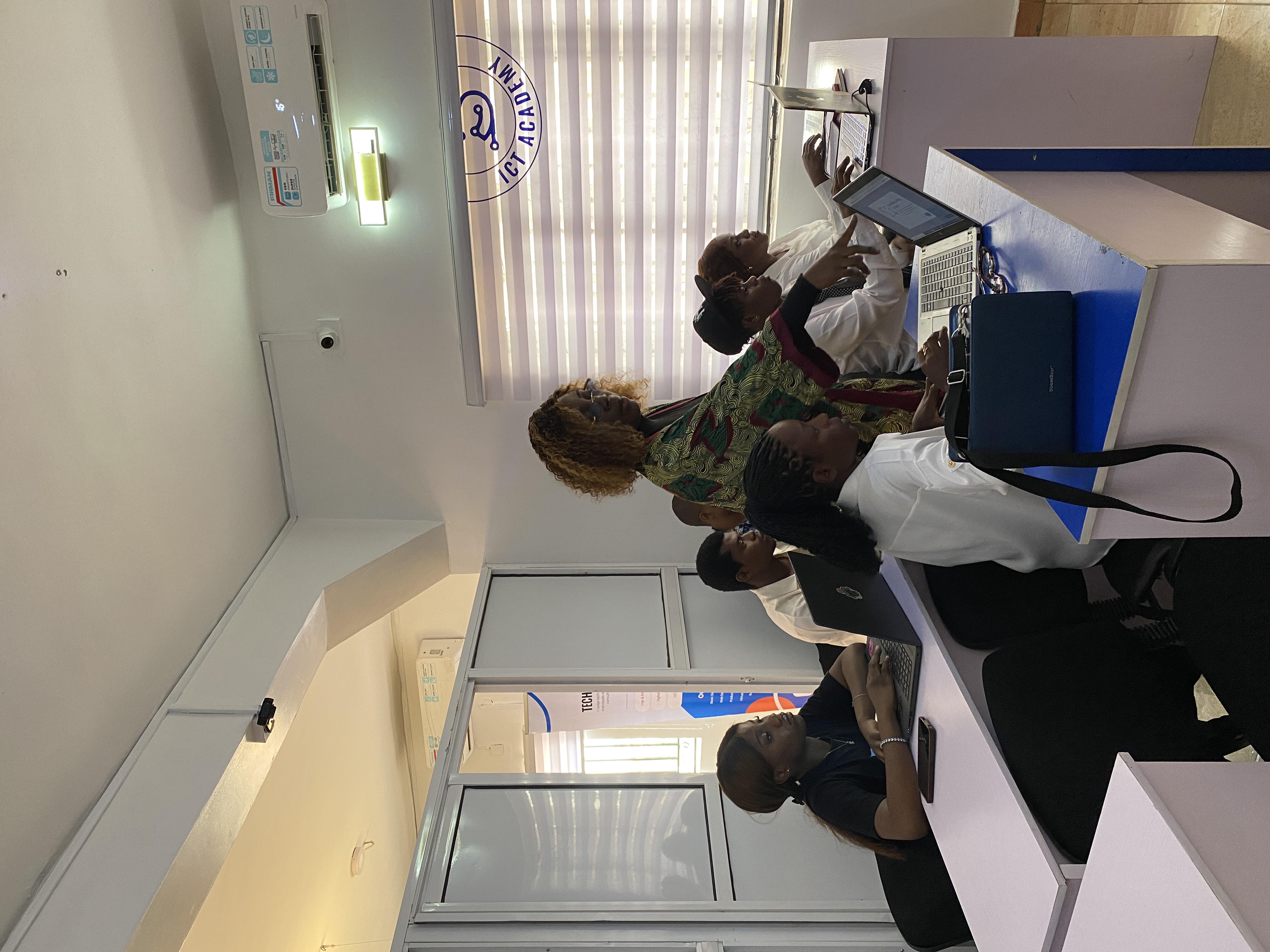 I-Swipe ICT Academy students in class